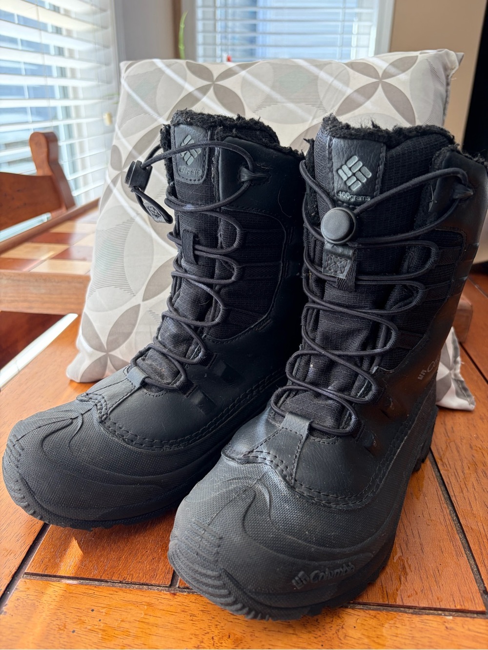 Columbia Black Kids' Insulated Winter Boots
